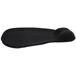 Mousepad with Gel Wrist Support Black Side
